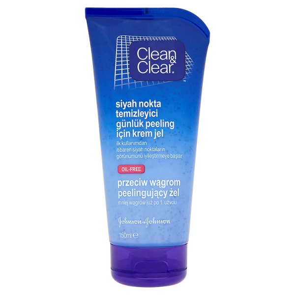 Clean &amp; Clear Przeciw wągrom peelingujący żel 150 ml