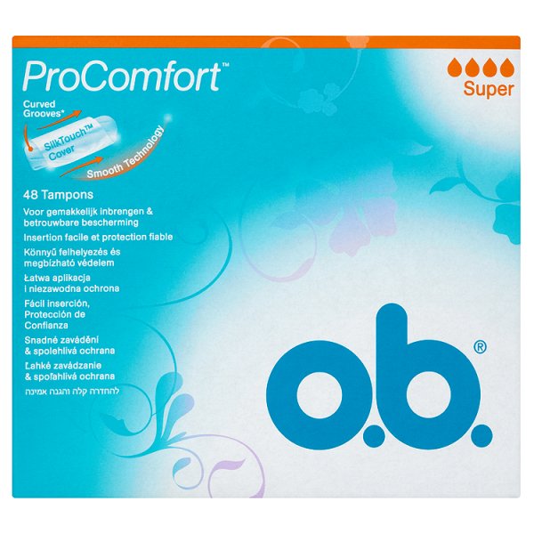 O.B. ProComfort Super Tampony 48 sztuk