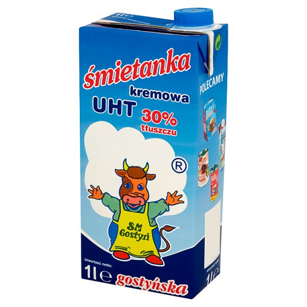 SM Gostyń Śmietanka gostyńska kremowa UHT 30% 1 l