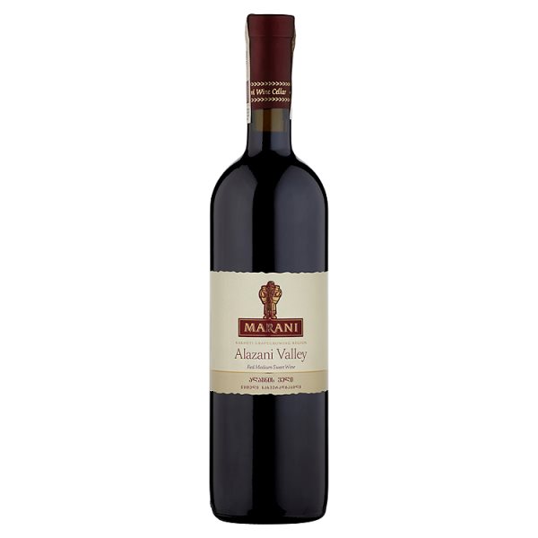 Marani Alazani Valley Wino czerwone półsłodkie gruzińskie 750 ml