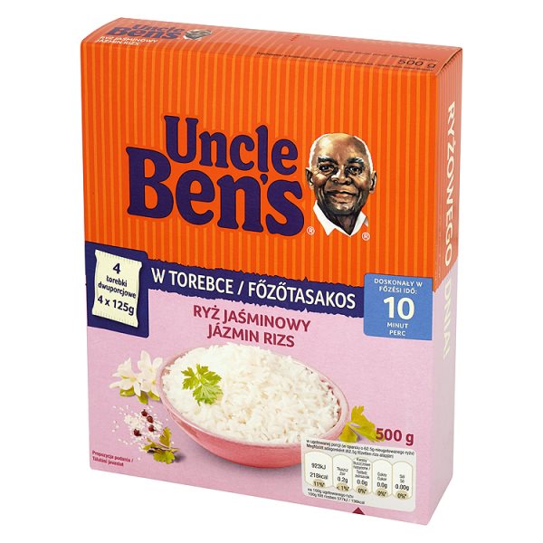 Uncle Ben&#039;s Ryż jaśminowy 500 g (4 torebki)