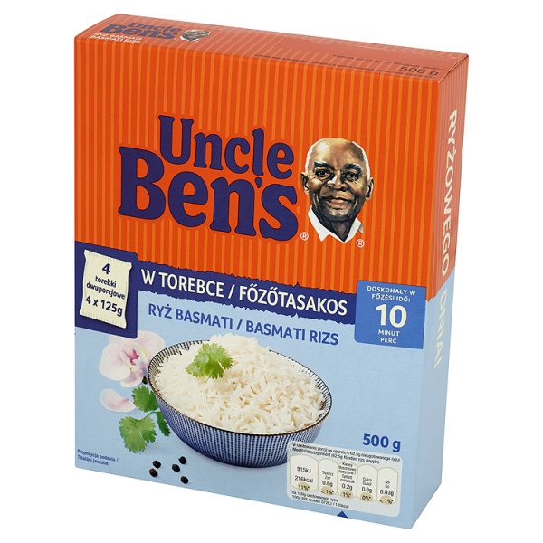 Uncle Ben&#039;s Ryż basmati 500 g (4 torebki)