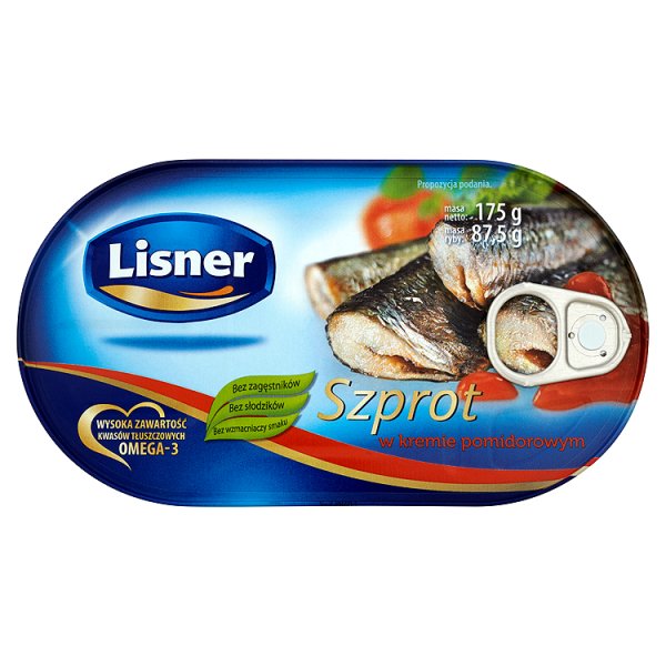 Lisner Szprot w kremie pomidorowym 175 g