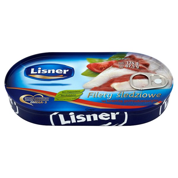 Lisner Filety śledziowe w kremie pomidorowym 175 g