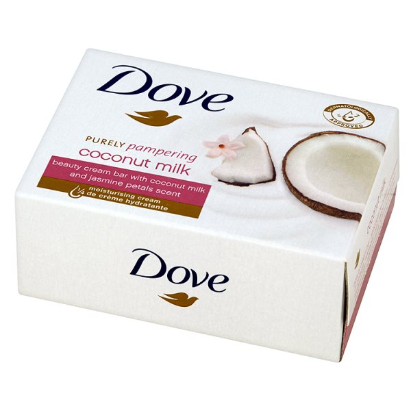 Dove Purely Pampering Coconut Milk Kremowa kostka myjąca 100 g