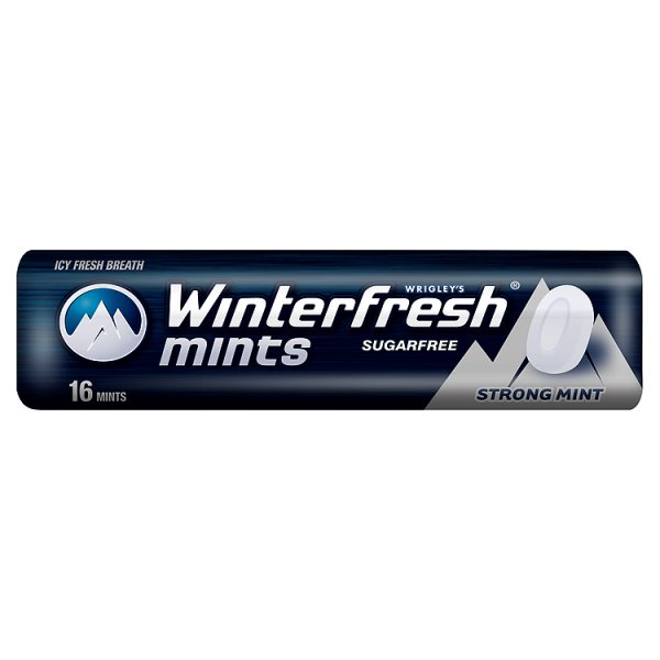 Winterfresh Strong Mints Miętusy bez cukru 28 g (16 miętusów)
