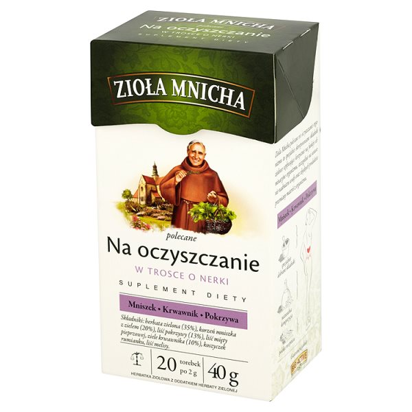 Big-Active Zioła Mnicha Na oczyszczanie Suplement diety Herbatka ziołowa 40 g (20 torebek)