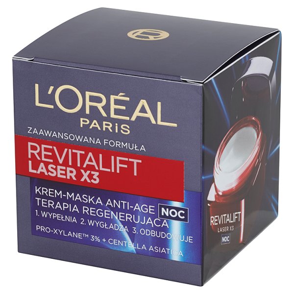 L&#039;Oréal Paris Revitalift Laser X3 Noc Zaawansowana formuła Anti-Age Krem-maska 50 ml