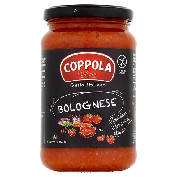 Coppola Bolognese Sos pomidorowy z warzywami i mięsem 350 g