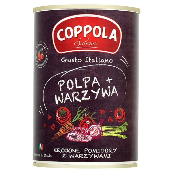 Coppola Krojone pomidory z warzywami 400 g