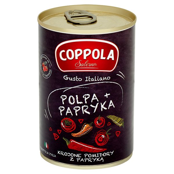 Coppola Krojone pomidory z papryką 400 g