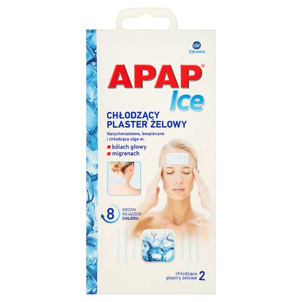 Apap Ice Chłodzący plaster żelowy 2 sztuki