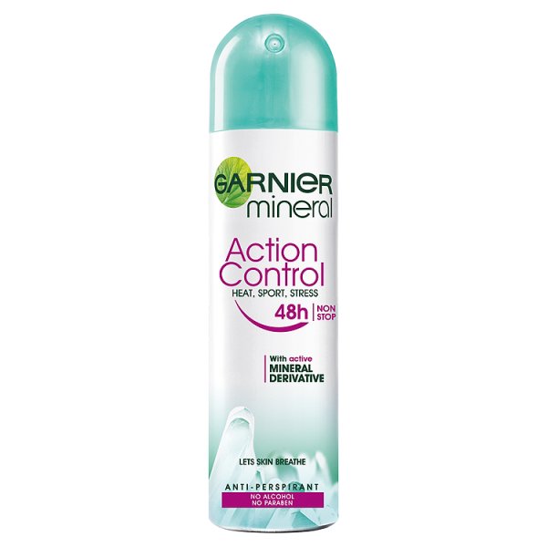 Garnier Mineral Action Control Antyperspirant w sprayu bez alkoholu 150 ml