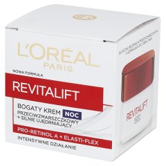 L'Oreal Paris Revitalift Bogaty krem przeciwzmarszczkowy na noc + silnie ujędrniający 50 ml