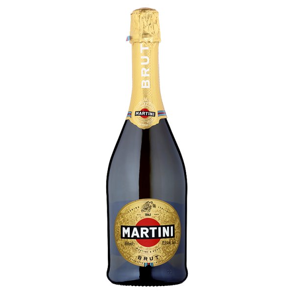 Martini Brut Wino wytrawne białe musujące 750 ml, 1 szt/0,750 litr