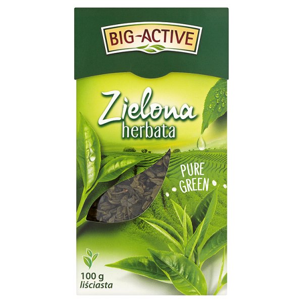 Big-Active Zielona herbata Pure Green liściasta 100 g