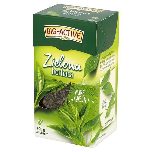 Big-Active Zielona herbata Pure Green liściasta 100 g