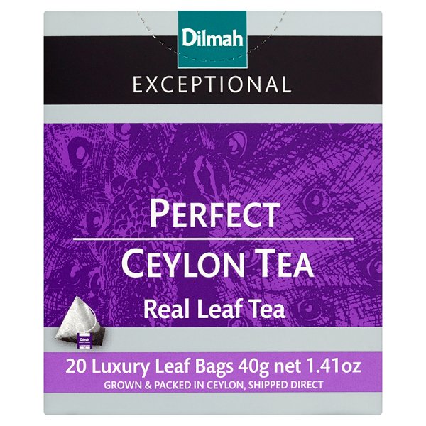 Dilmah Exceptional Czarna cejlońska herbata klasyczna 40 g (20 torebek)