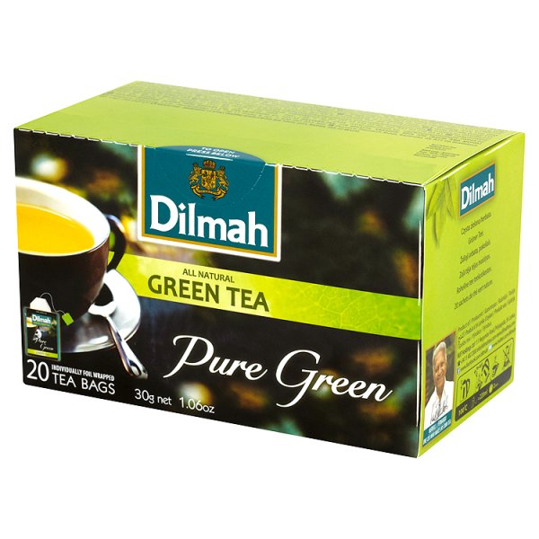 Dilmah Pure Green Herbata zielona 30 g (20 torebek)