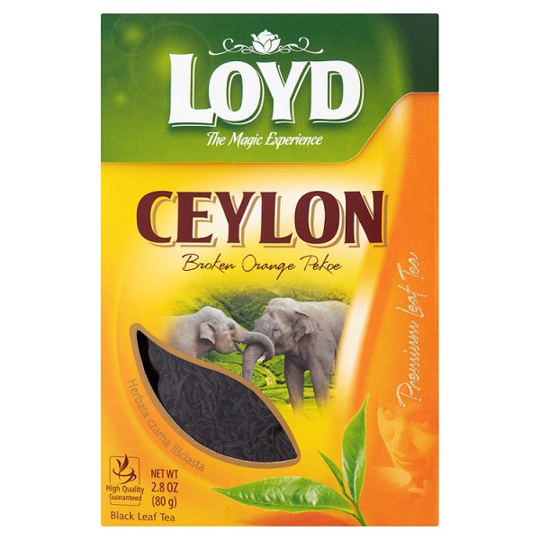 Loyd Ceylon Herbata czarna liściasta łamana 80 g