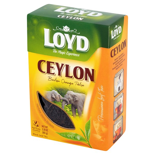 Loyd Ceylon Herbata czarna liściasta łamana 80 g