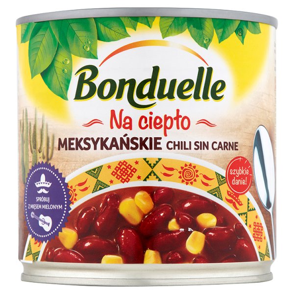 Bonduelle Na ciepło Meksykańskie chili sin carne 430 g