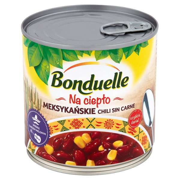 Bonduelle Na ciepło Meksykańskie chili sin carne 430 g