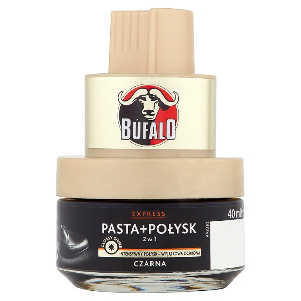 Búfalo Express Pasta + połysk 2w1 czarna 40 ml