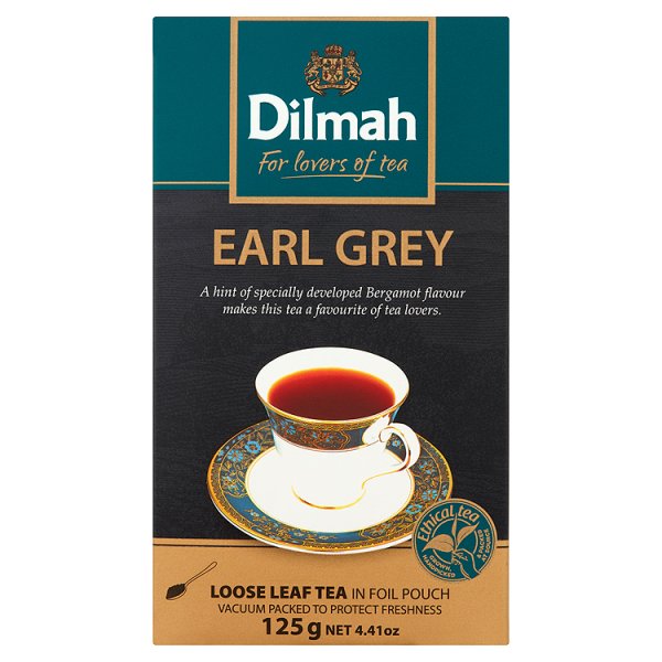 Dilmah Earl Grey Cejlońska czarna herbata z aromatem bergamoty 125 g