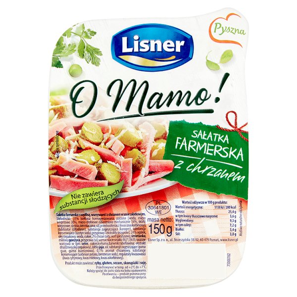 Lisner O Mamo! Sałatka farmerska z chrzanem 150 g