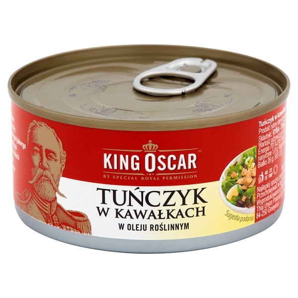 King Oscar Tuńczyk w kawałkach w oleju roślinnym 170 g
