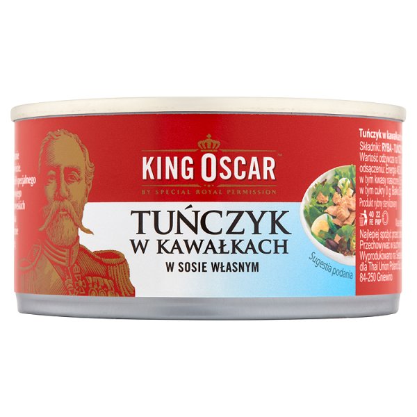King Oscar Tuńczyk w kawałkach w sosie własnym 170 g