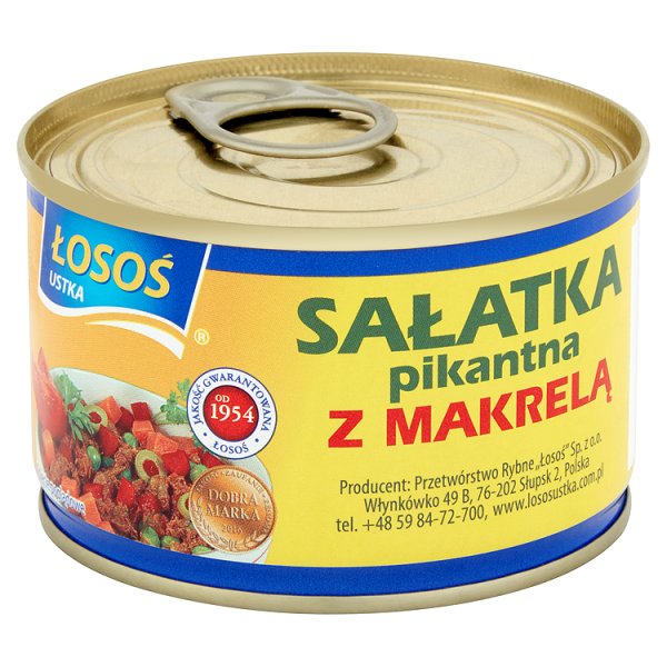 Łosoś Ustka Sałatka pikantna z makrelą 170 g