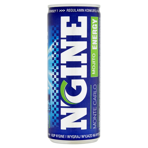 N&#039;Gine Mojito Energy Gazowany napój energetyzujący 250 ml