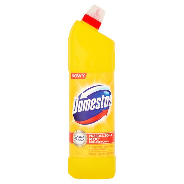 Domestos Przedłużona Moc Citrus Fresh Płyn czyszcząco-dezynfekujący 1250 ml