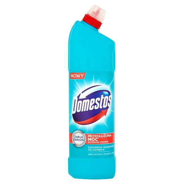 Domestos Przedłużona Moc Atlantic Fresh Płyn czyszcząco-dezynfekujący 1250 ml