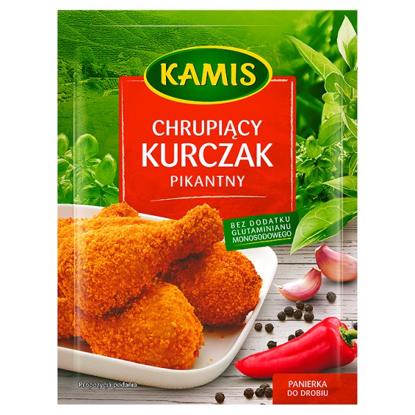 Kamis Chrupiący kurczak pikantny Panierka do drobiu 90 g