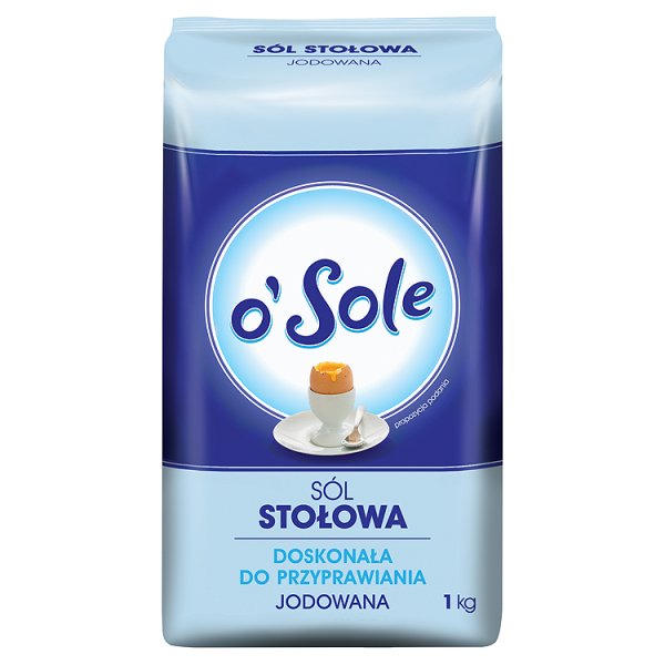 o&#039;Sole Sól stołowa jodowana 1 kg