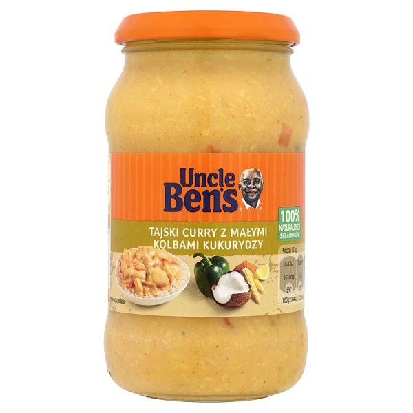 Uncle Ben&#039;s Sos tajski curry z małymi kolbami kukurydzy 400 g