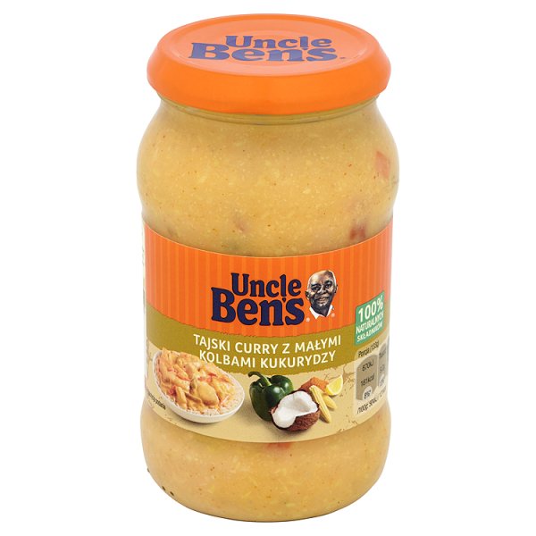 Uncle Ben&#039;s Sos tajski curry z małymi kolbami kukurydzy 400 g