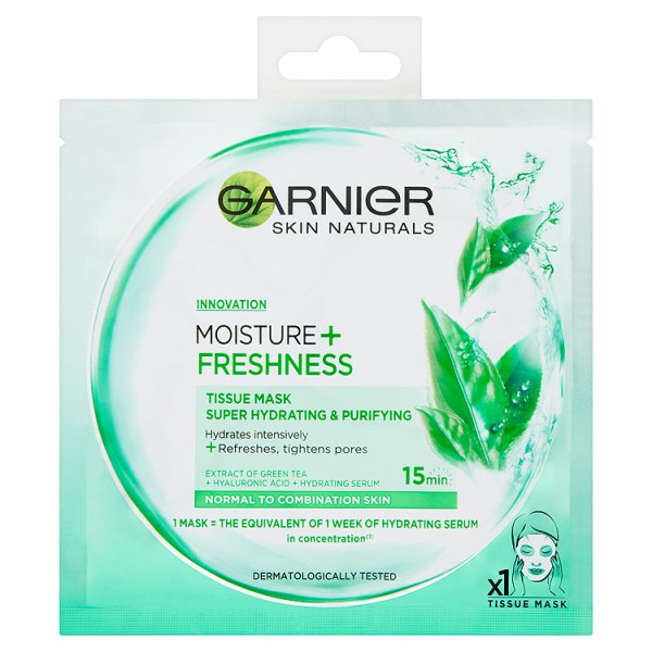 Garnier Skin Naturals Mousture + Freshness Maska kompres 32 g