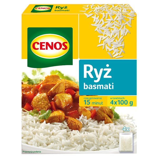 Cenos Ryż basmati 400 g (4 torebki)