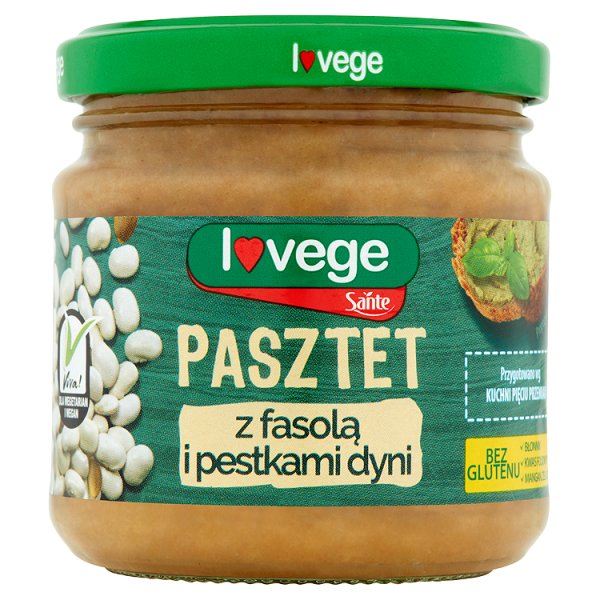 Sante Pasztet z fasolą i pestkami dyni 180 g