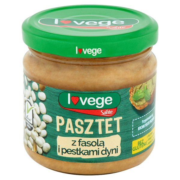 Sante Pasztet z fasolą i pestkami dyni 180 g