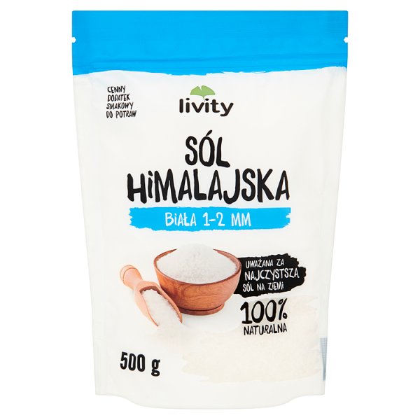 Livity Sól himalajska biała 1-2 mm 500 g