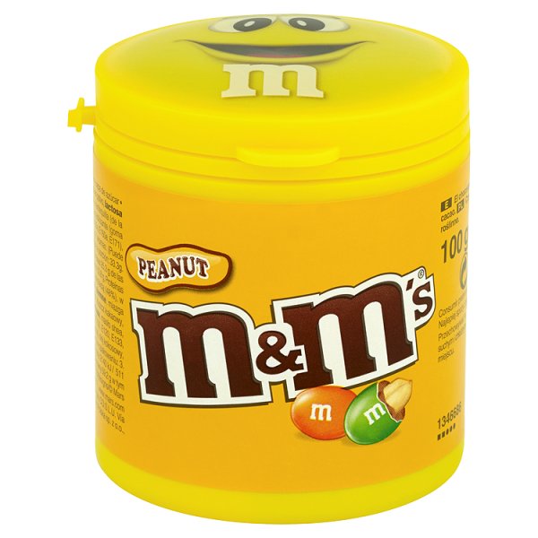 M&amp;M&#039;s Peanut Orzeszki ziemne oblane czekoladą w kolorowych skorupkach 100 g