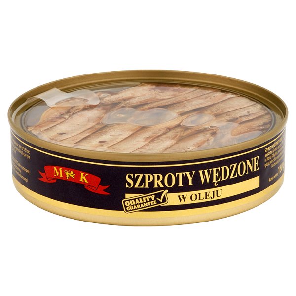 MK Szproty wędzone w oleju 160 g