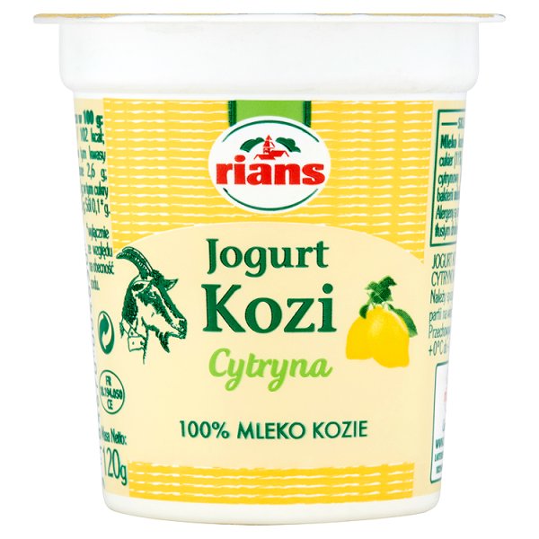 Rians Jogurt kozi cytryna 120 g