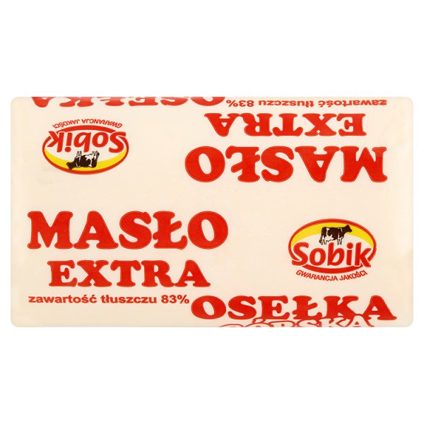 Sobik Masło ekstra osełka górska 300 g