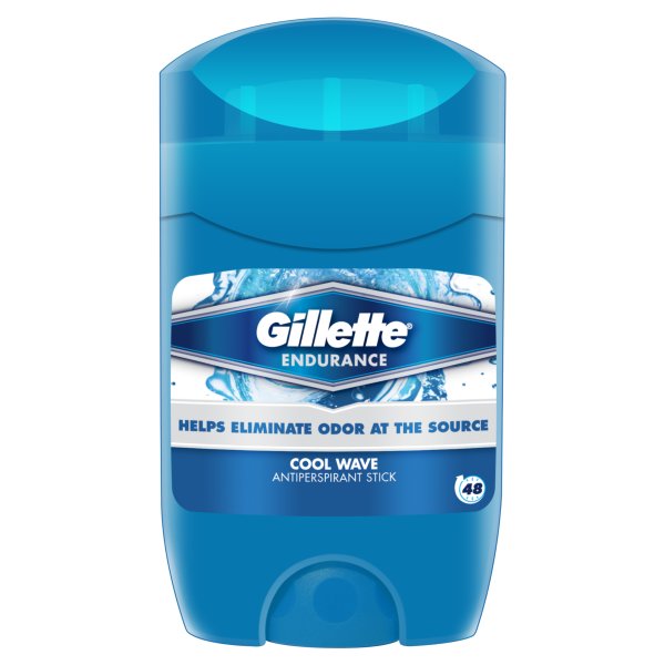Gillette Cool Wave Invisible Solid Antyperspirant i Dezodorant W Sztyfcie Dla Mężczyzn 48 ml